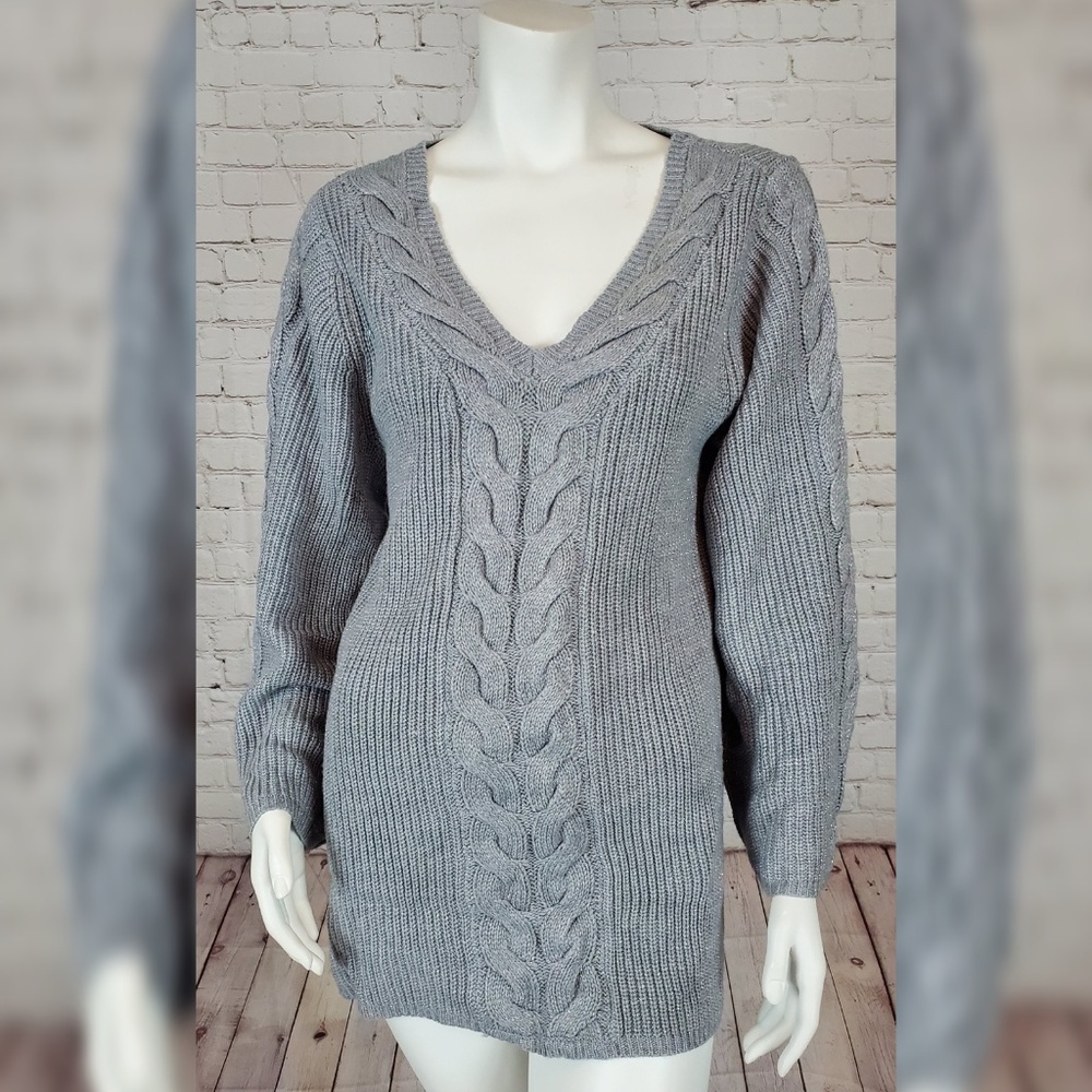Westport 1962 Gray Pullover Sweater Size 1X